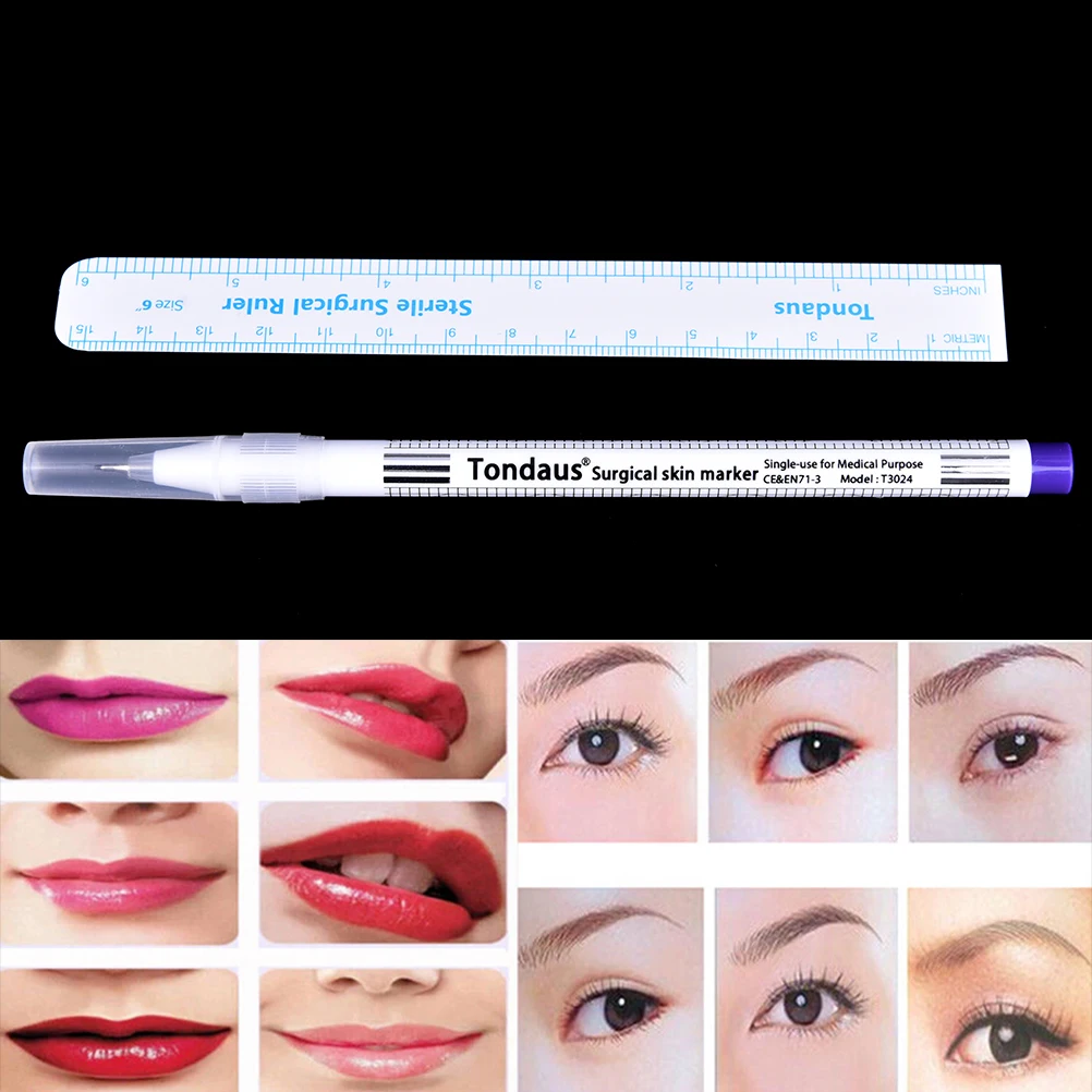 Новинка 1 Набор Профессиональный хирургический маркер для кожи инструмент