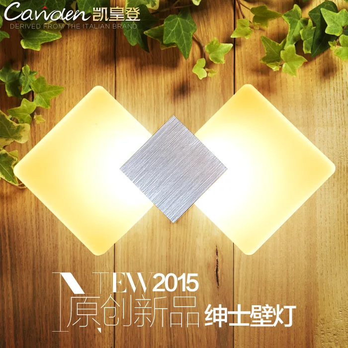 Светодиодный настенный светильник s для современного обучения 6 Вт светодиодный