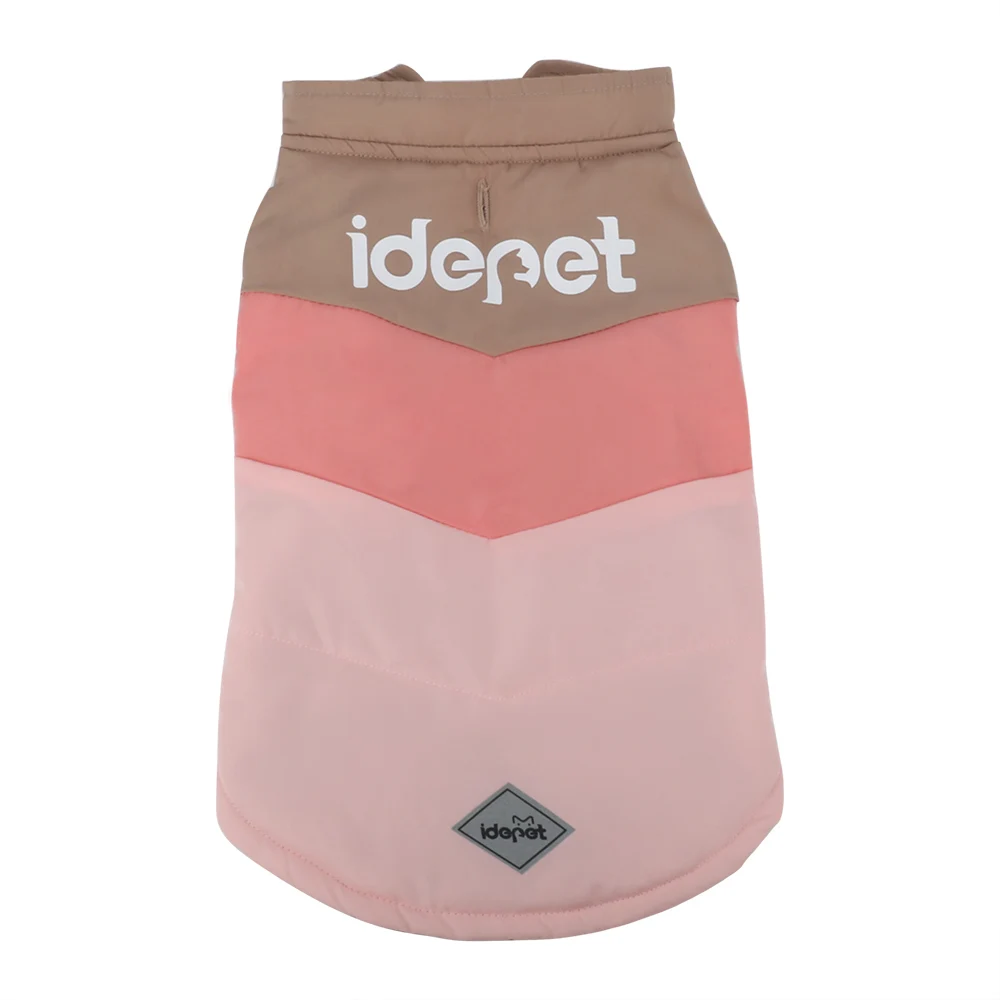 Pink Зимняя куртка для собак, одежда для домашних животных собак Костюмы пальто Теплый Щенок Одежда жилетка, одежда для домашних животных для малых и средних собак Костюмы 8e35 - Цвет: Pink