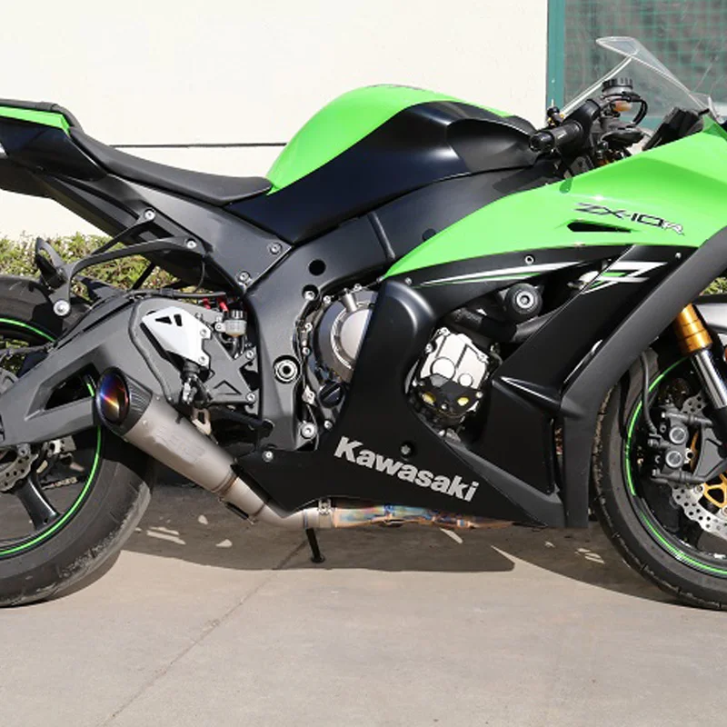 MOKALI индивидуальные титановые выхлопные трубы для KAWASAKI ZX10R на 2011- год, ZX10R глушитель, побега для Kawasaki zx10r