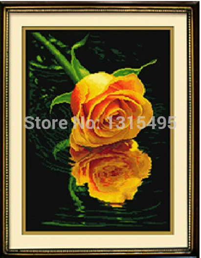Рукоделие 3d DIY Алмазная Картина Вышивка крестом атласная роза мозаика набор