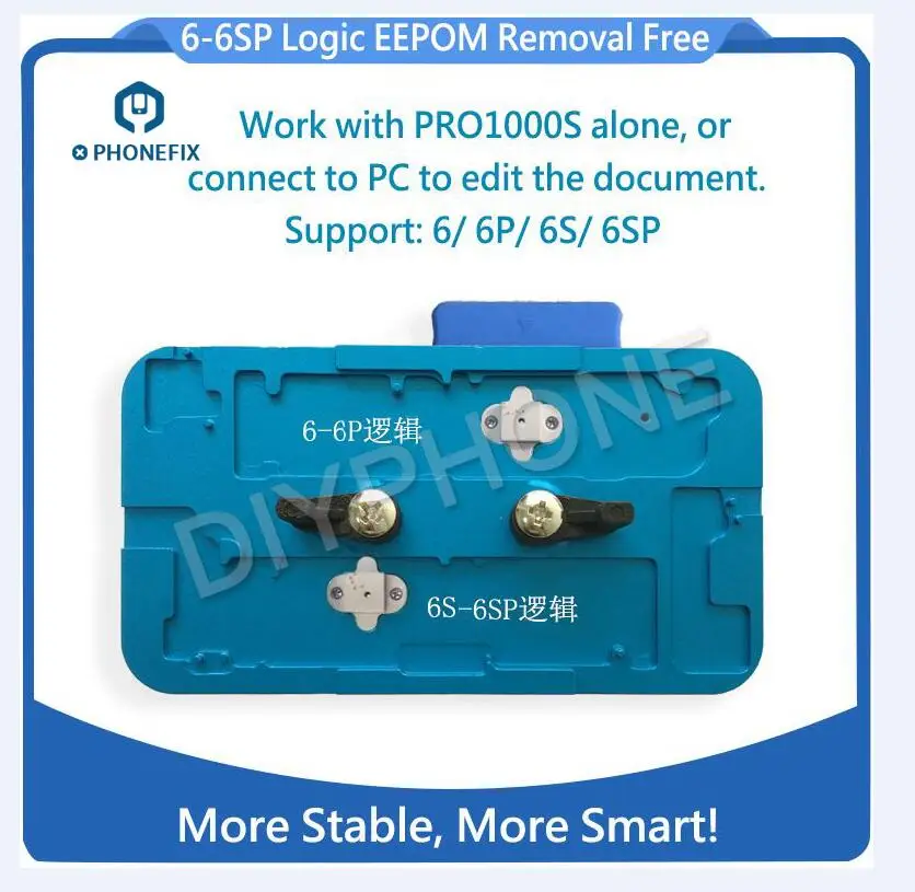 6-6SP Logic PHONEFIX JC Pro1000s Baseband Logic EEPROM IC программист батарея для наушников кабель для передачи данных инструмент для тестирования для iPhone 5 6 6S 7 7P 8 - Цвет: 6-6SP Logic