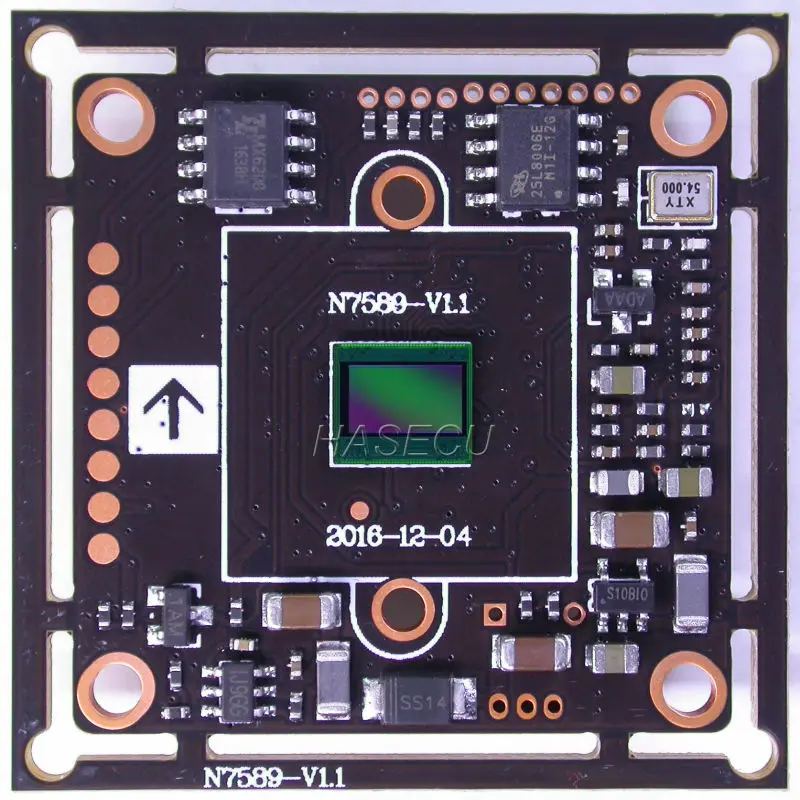 4MP AHD 1/3&quot OmniVision OV4689 CMOS image sensor + NVP2475 CCTV camera module PCB board (UTC coaxial control supported) |