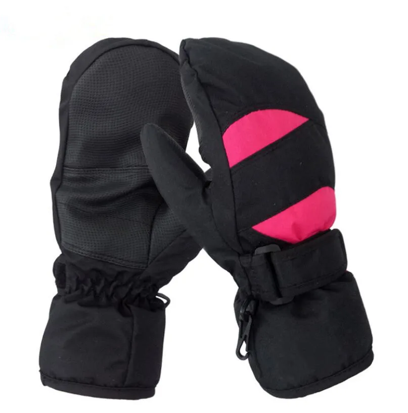 Children glove winter warmest baby girls gloves boy ski snowboard riding windproof waterproof mittens For 3-15 year | Детская одежда и