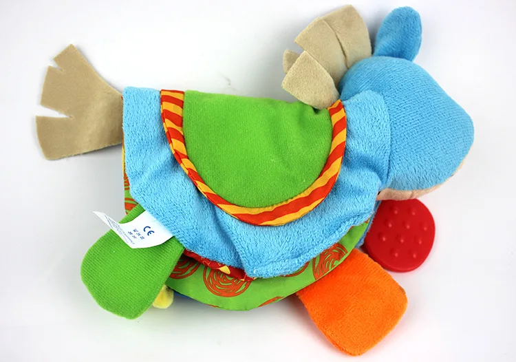 Счастливая обезьяна погремушка грызунок 22 см мягкая плюшевая кукла Bibi Donkey Horse Car