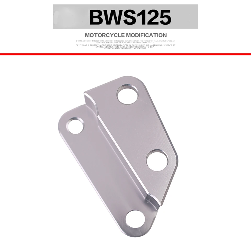 

40mm Motorcycle shock absorber adapter for 260mm disc Modified caliper adapter bracket for Yamaha BWS125 CYGNUS-X
