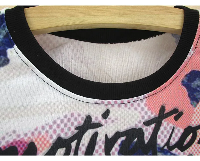 Модный женский спортивный костюм свитшот с длинным рукавом и надписью новинка 2015