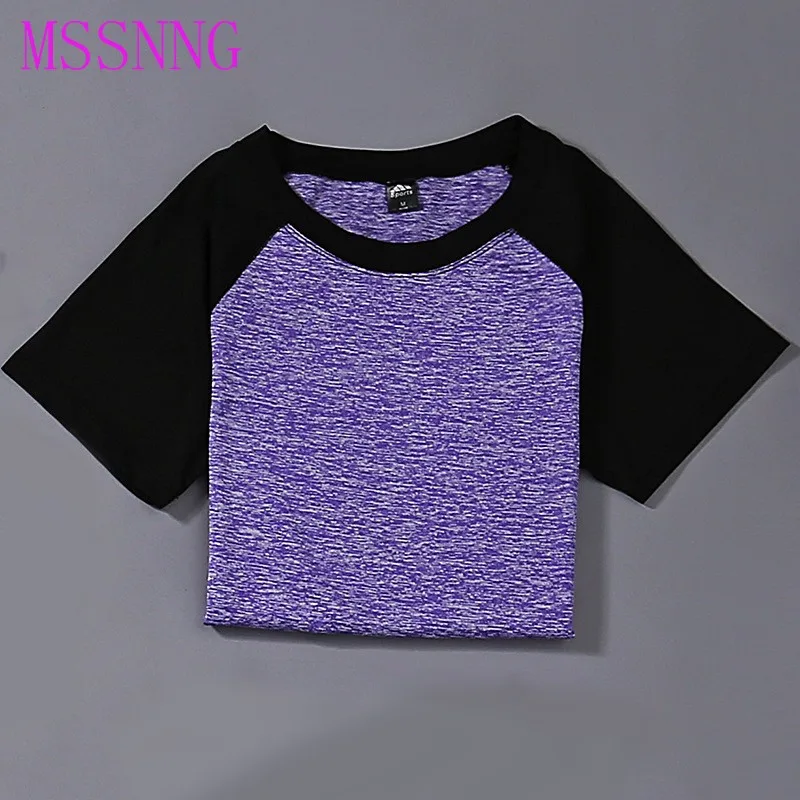 MSSNNG Summer High Quality Yoga T shirt Breathe Freely and Absorb Sweet Running Sports Suit Fast Drying Women Fitness Clothing | Спорт и