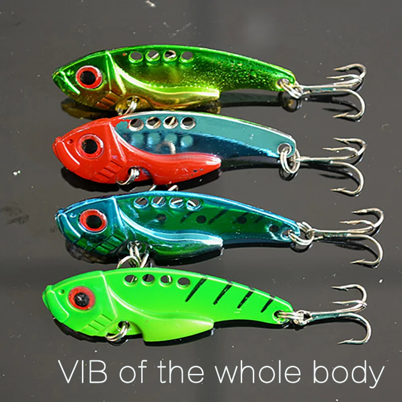 5.5cm11g цветная металлическая жесткая Приманка VIB Рыболовная Снасть