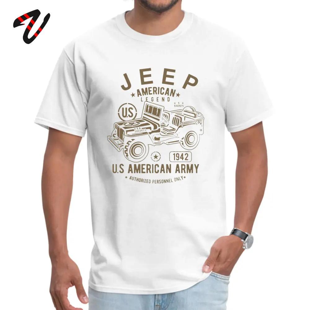 White JEEP Army fitness Tight Linux топы, футболка для мужчин, мексиканская легенда, ткань, круглый вырез, топ, футболки, Европа, футболки на продажу - Цвет: White