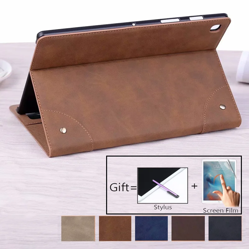 Tab S5E 10 5 SM T720 T725 Роскошный кожаный чехол в стиле ретро для Samsung Galaxy дюймов