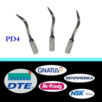 3 pieceslot dental ultrasonic scaler tip pd4 for dte satelec nsk varios gnatus bonart rollence s hu friedy