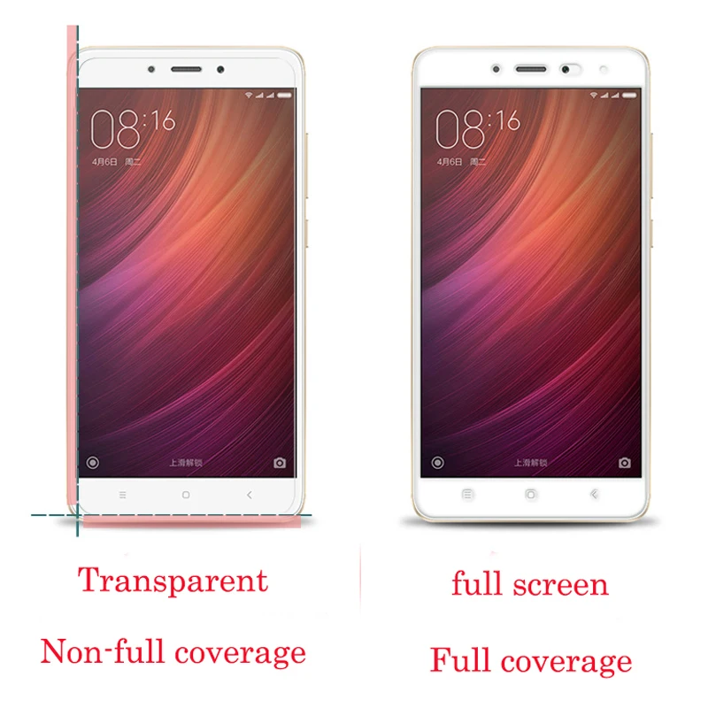 10p xiaomi redmi 4x Стекло note Закаленное Защитное стекло для экрана полное покрытие 4 Android