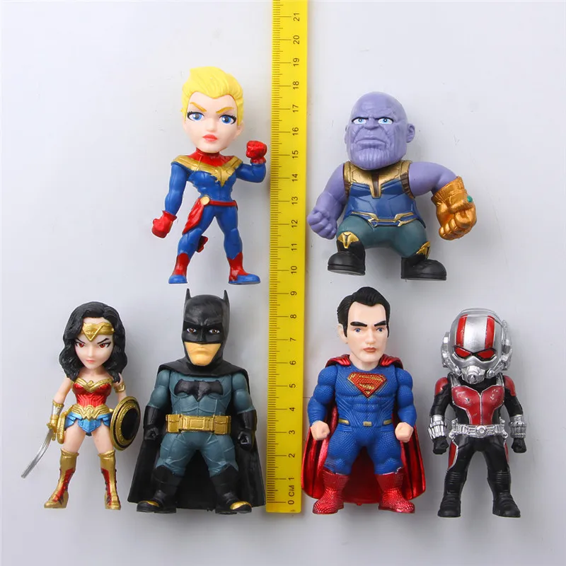 6 шт./лот marvel legends Аниме Фигурка магниты на холодильник идеальное качество аниме