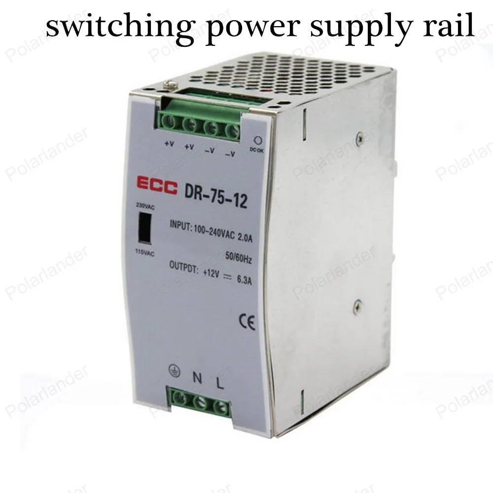 Безопасная качественная простая работа AC/DC 12V 6.2A двойной выход источник питания