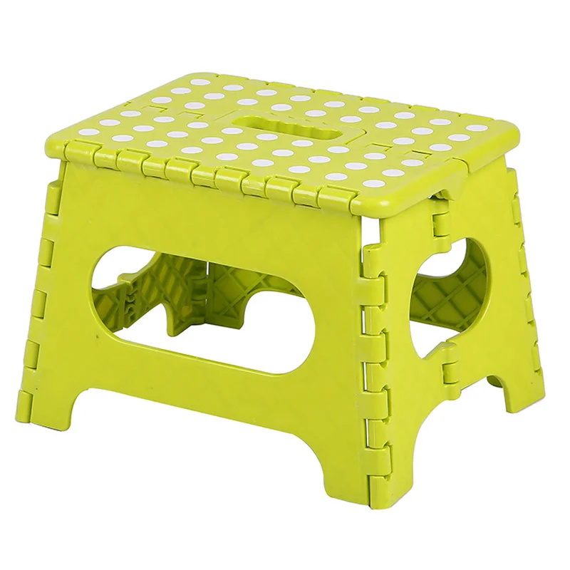 

Folding Step Stool Lightweight Plastic Step Stool Non Slip for Kitchen Bathroom Bedroom #2