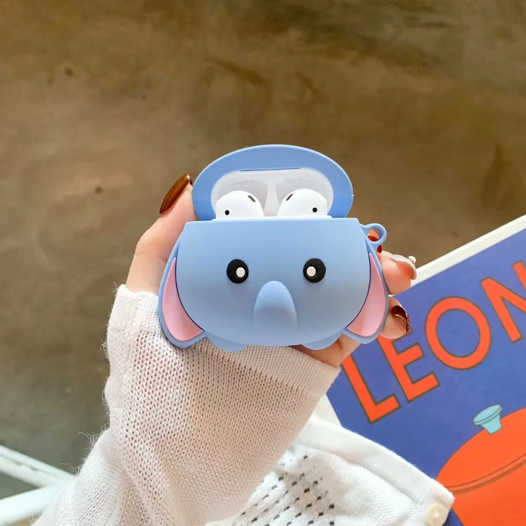 Силиконовый наушник чехол для Airpods 2 Чехол 3D мультфильм Куриное яйцо наушники чехол для Apple Air pods 1 чехол для наушников брелок