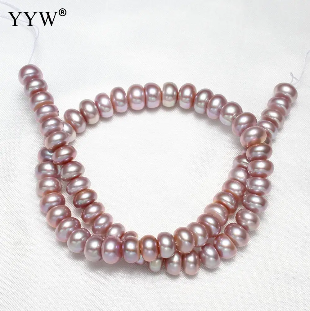 

YYW Cultured Potato Freshwater Pearl Beads Natural Purple 9-10mm Approx 0.8mm Sold Per Approx 15 Inch Strand
