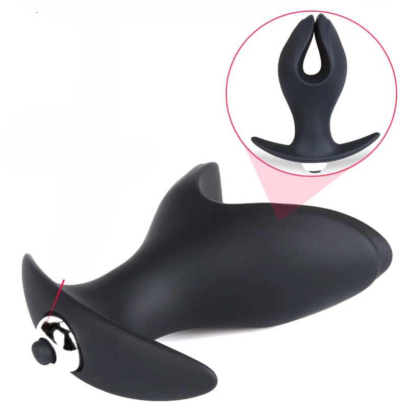 10 режимов вибрации Анальная пробка расширитель массажа простаты эротические