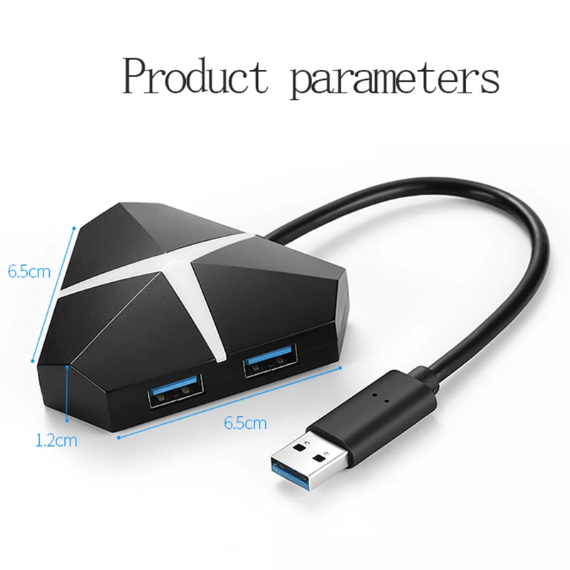 usb-хаб 4-Порты и разъёмы USB 3,0 переключатель делителя с порт зарядки Micro USB Для iMac Тетрадь аксессуары кард-ридер концентратор USB3.0