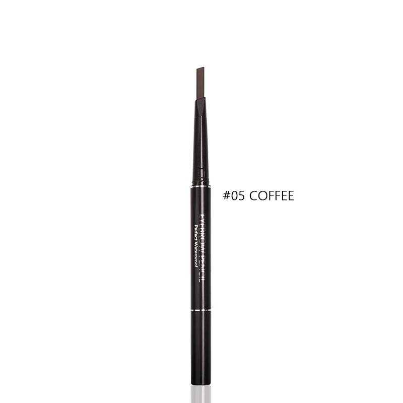 05 coffee MIXDAIR карандаш для бровей, 4 цвета, двухсторонний карандаш для бровей, водостойкий стойкий карандаш для бровей, увеличитель бровей, тату-ручка для макияжа - Цвет: 05 coffee