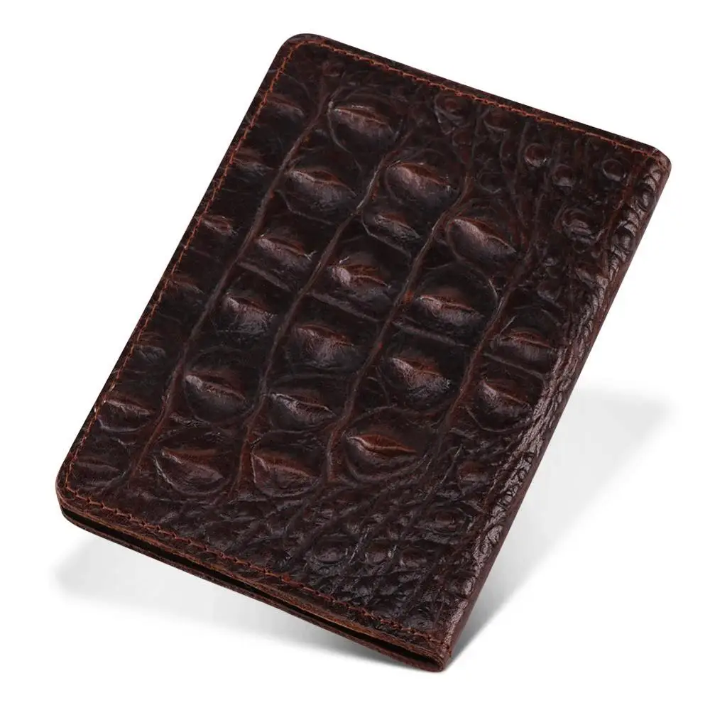 Alligator Pattern JOYIR натуральная кожа Для мужчин Обложка для паспорта RFID с отделением для паспорта путешествия кошелек из кожи аллигатора кредитной карты держатель Porte Carte Бизнес - Цвет: Alligator Pattern