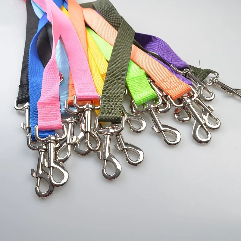 1PCS One Pulling Two-headed Dog Traction Rope Collars Harnesses Leads Leash With Polyester A Pets For Puppy W | Дом и сад