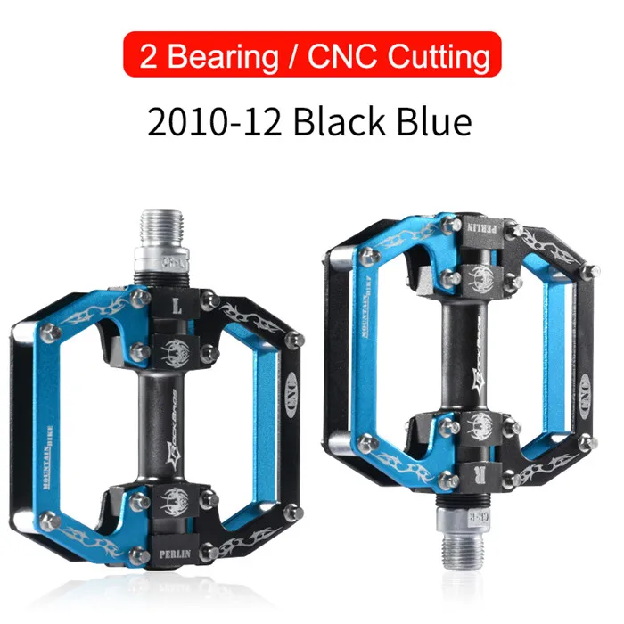 2010-12 blue ROCKBROS Горячая распродажа MTB сверхлегкие велосипедные педали горной дорожный велосипедный педаль велоспортный алюминиевый сплав 3 стили полые педали - Цвет: 2010-12 blue