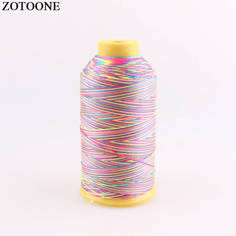 Трикотажная нить ZOTOONE 500D ручной работы Полиэстеровая для вышивки крестиком моток