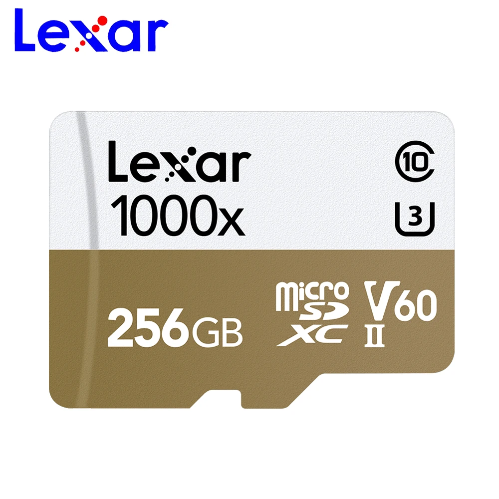 Lexar sd карта 150 МБ/с./с 64 Гб 128 ГБ 32 256 4K SDHC U3 V60 высокоскоростная TF памяти с кардридером