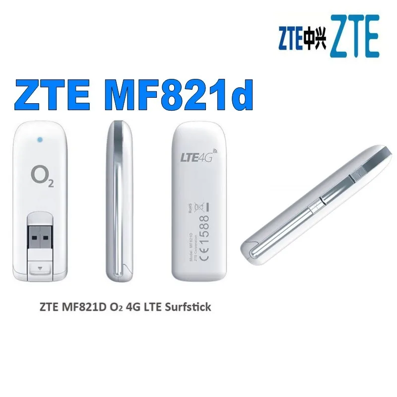Лот из 10 шт. мобильный широкополосный разблокированный ZTE MF821d 100 Мбит/с LTE 4G 3G 2G USB