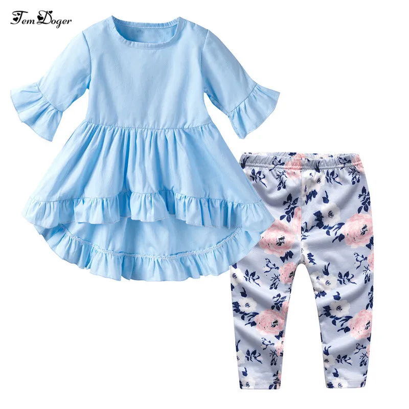 Комплекты детской одежды новинка 2019 Одежда для новорожденных девочек рубашка с