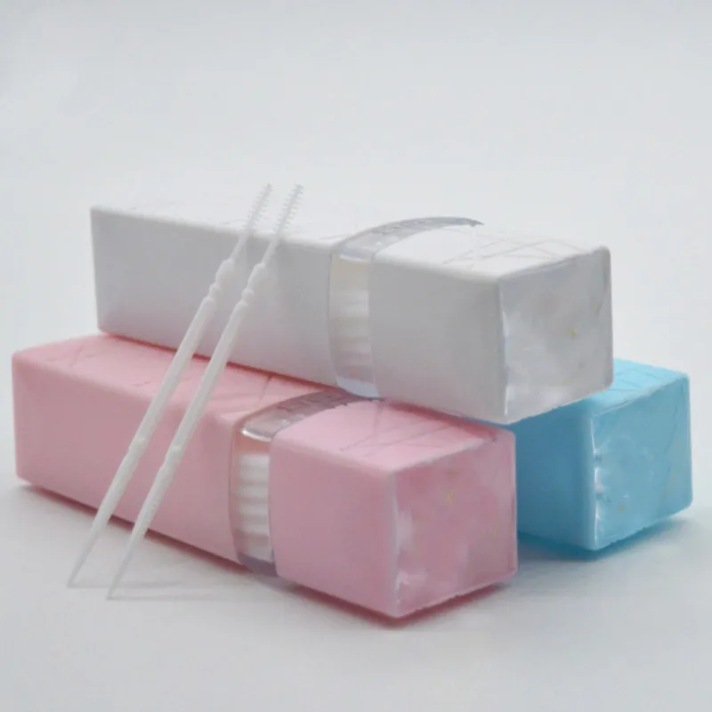 100 шт./кор. двойная головка зубной нити для ухода за межзубным пространством зуб Палочки кисти для размещения между прутьями стоматологический Уход за полостью рта зуб Палочки s нить Палочки