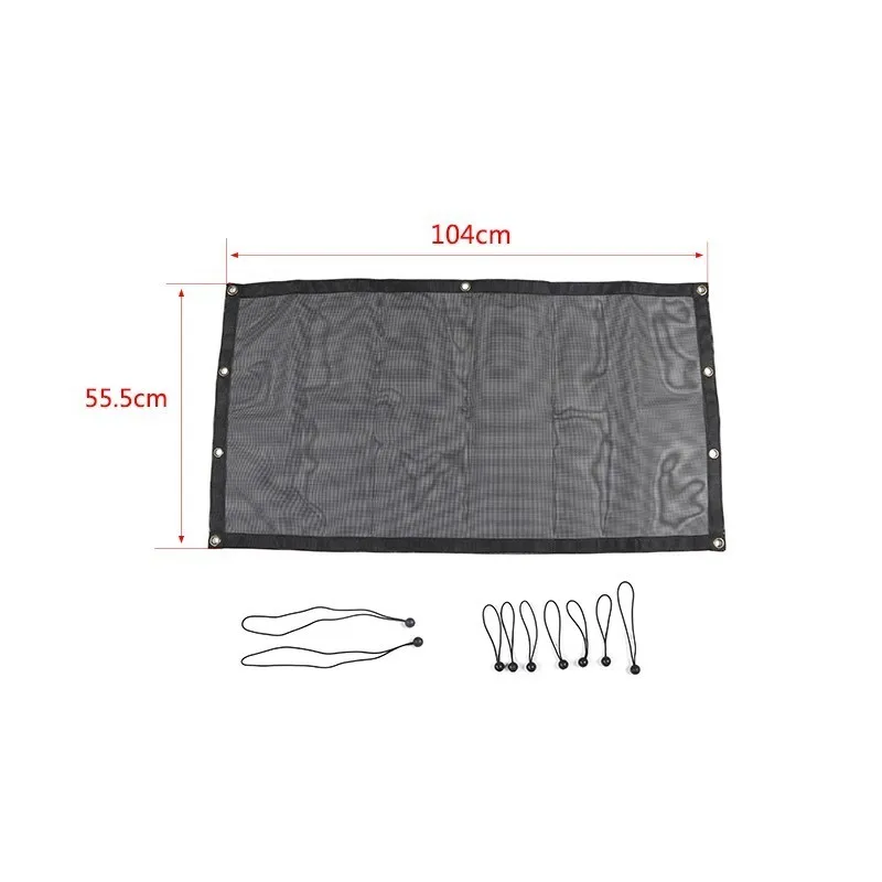 trunk black MOPAI автомобильный верхний солнцезащитный козырек для Jeep Wrangler TJ 1997-2006, автомобильный багажник на крышу, защита от УФ, защита от солнца, изоляционный гамак, кровать, сетка для отдыха - Название цвета: trunk black