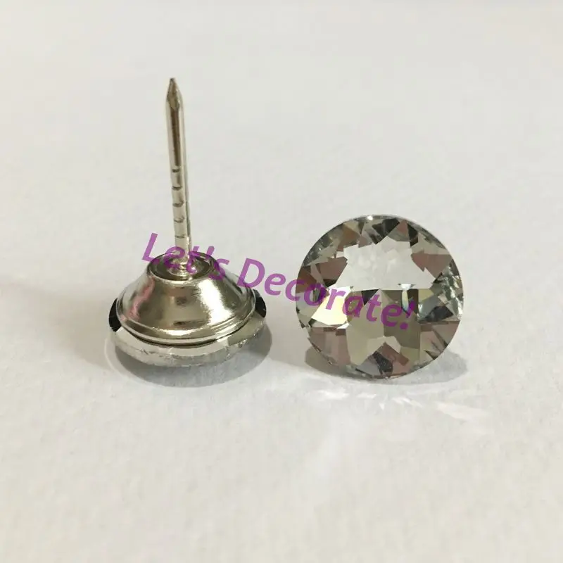 Бесплатная доставка 200 шт./лот 18 мм прозрачные цветные алмазные стеклянные