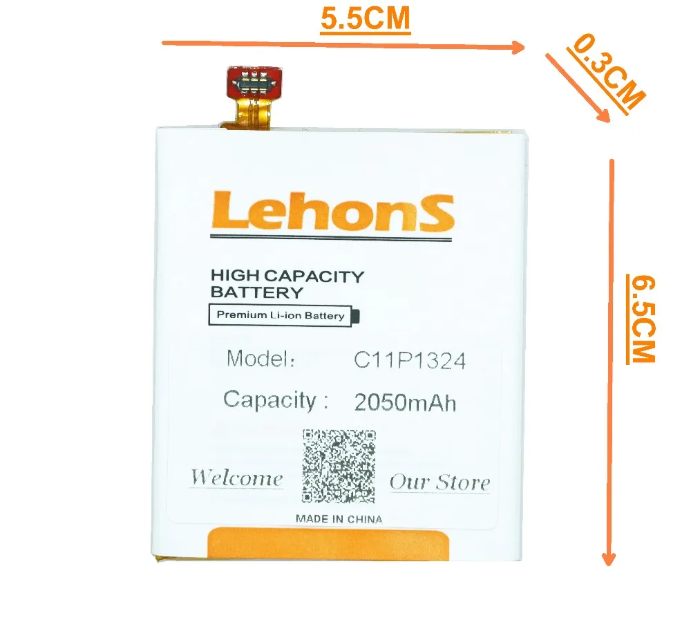 LehonS 1x Новое поступление C11P1324 мобильный телефон аккумулятор для ASUS ZenFone 5 T00F T00J A500G