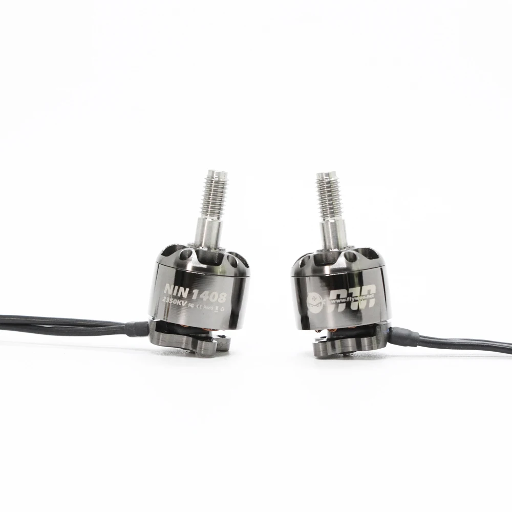 Детали для гоночного дрона FLYWOO NIN TINY NT1408 1408 2350KV 3650KV 2-4S бесщеточный мотор