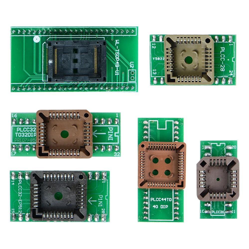 13 шт. адаптер для Superpro Xeltek 610P USB ECU Программатор сгорающий Блок Бесплатная