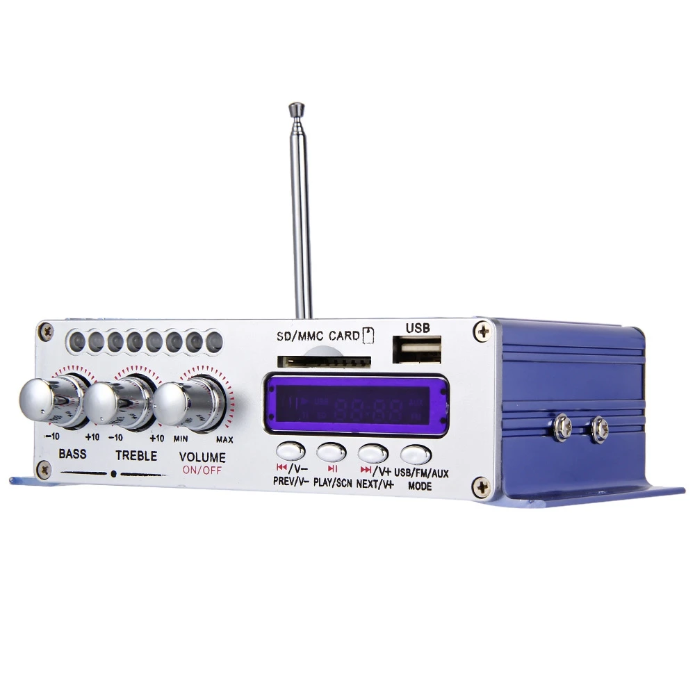 Kentiger Hi Fi HY502 домашнего аудио автомобильный усилитель канала DSP звук 12 V Авто