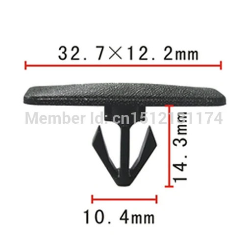 

15x Nylon For Chevy for Rocker Panel Moulding Retainer Clip 10437565