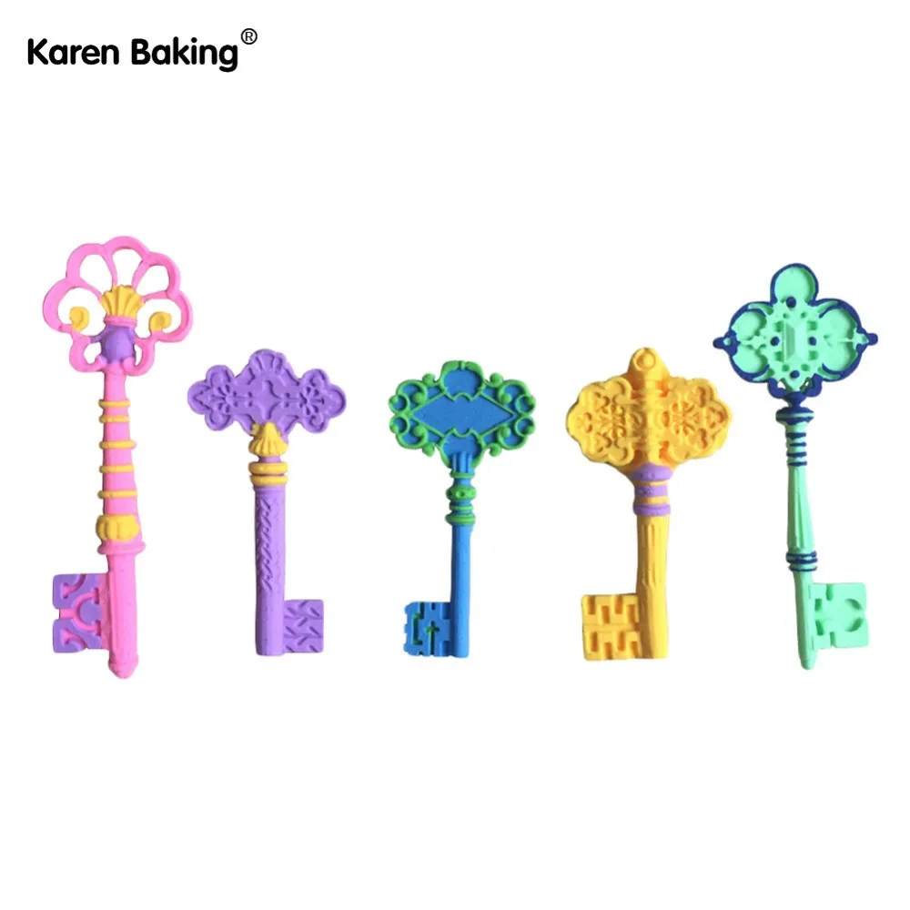 Классическая ключи Форма форма для торта с помадкой формы кухонная формочка