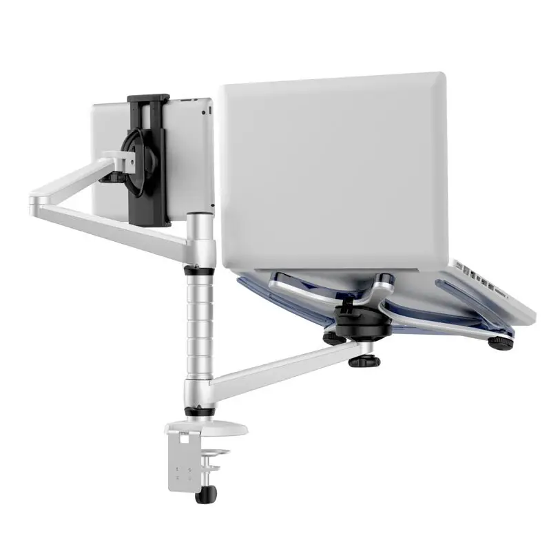 Подставка для ноутбука с регулируемой высотой из алюминия универсальная