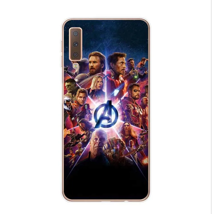TPU Супергерои Marvel Мстители: Endgame силиконовые чехлы для телефонов для samsung Galaxy A7 A750 A10 A30 A50 M10 M20 A6 A8 - Цвет: TPU