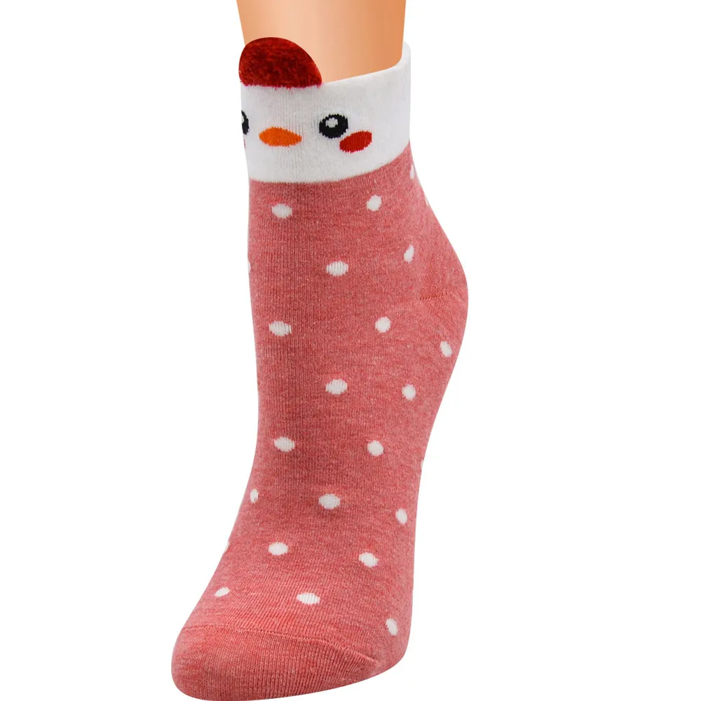 

Women Cute Horizontal Animal Pattern Lady Socks Tube Lace Socks #30