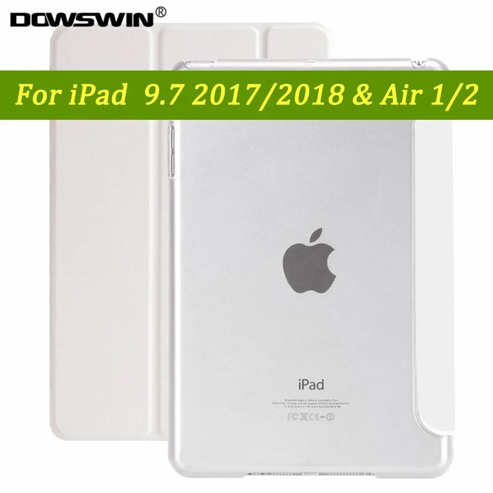 Белый Чехол для iPad 9,7 Чехол для iPad Air 2 Smart Cover для iPad 6-го поколения чехол 9,7 дюймов Air 1 чехол - Цвет: Белый