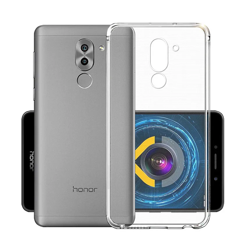 Honor 6X чехол для Huawei силиконовый узкий прозрачный ТПУ мягкий В виде ракушки