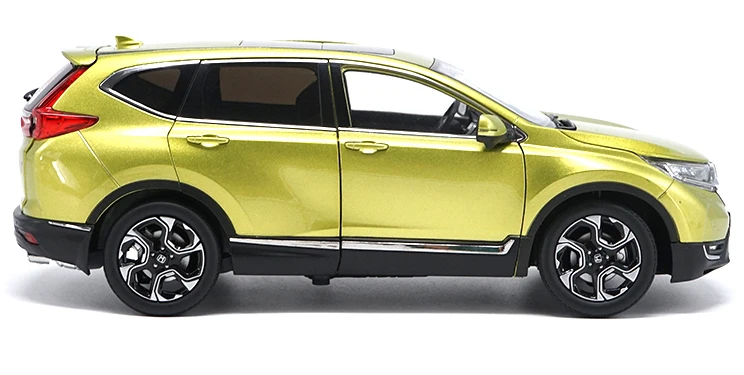 1:18 сплав игрушка Honda CRV модель автомобиля SUV белый желтый авторизованный подлинные детские игрушки подарки оригинальная коробка