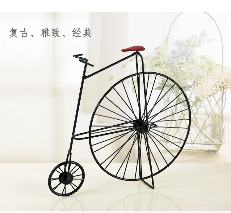 Винтажное украшение 1 шт. металлическая модель велосипеда сувениры креативная