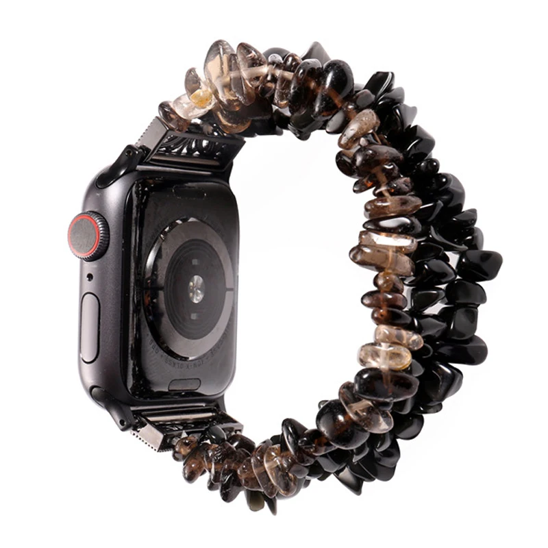 Ремешки из натурального камня для Apple Watch Band 38 мм 42 мм 44 мм ремешки 40 мм Браслет для Apple Watch 4 3 2 1 ремешок для iwatch ремешок