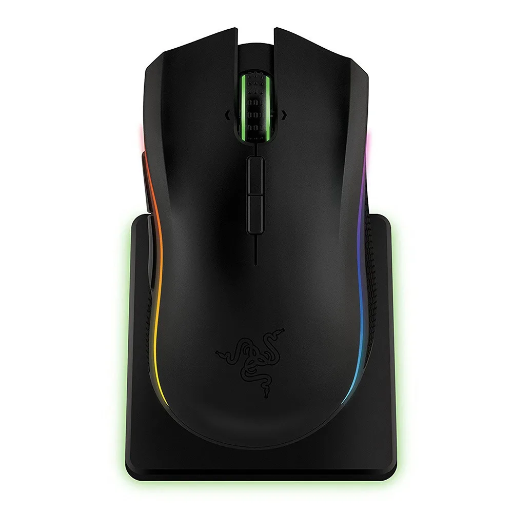 Оригинальный razer Mamba Chroma Professional класс проводной/беспроводной Эргономичный